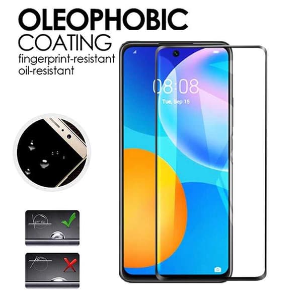 Huawei P Smart 2021 Härdat Glas 0.26mm 9H Fullframe Transparent