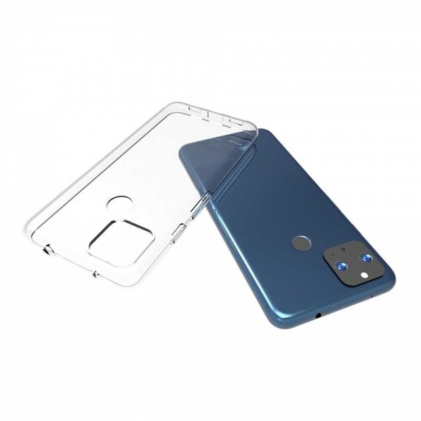 Google Pixel 4a 5G Stötdämpande Mjukt Skal Simple Transparent