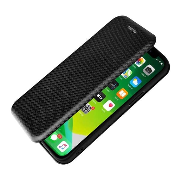 iPhone 13 Flip Case -korttipaikka CarbonDreams Svart