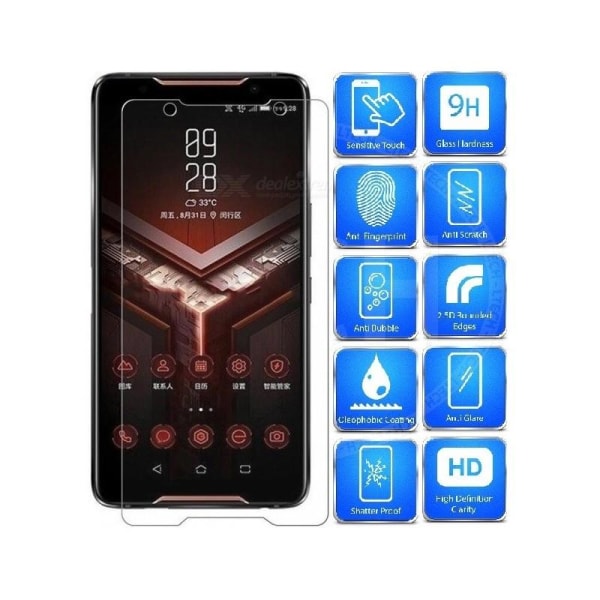 Asus ROG Phone Härdat glas 0.26mm 2.5D 9H Transparent