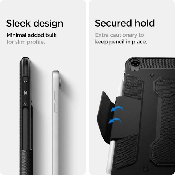 iPad Air 4 2020 / Air 5 2022 10,9" Spigen Rugged Armor Pro Black