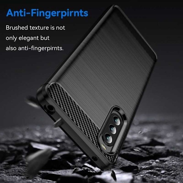 Google Pixel 7a Shockproof Shell SlimCarbon Black