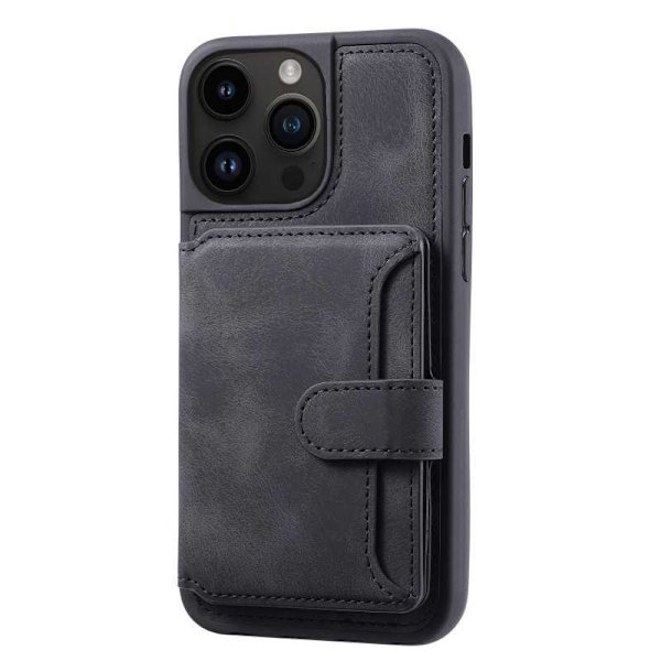 iPhone 12 Pro Max Iskunkestävä Premium Cover 7-SLOT Solid V6 Nordcell™ Black