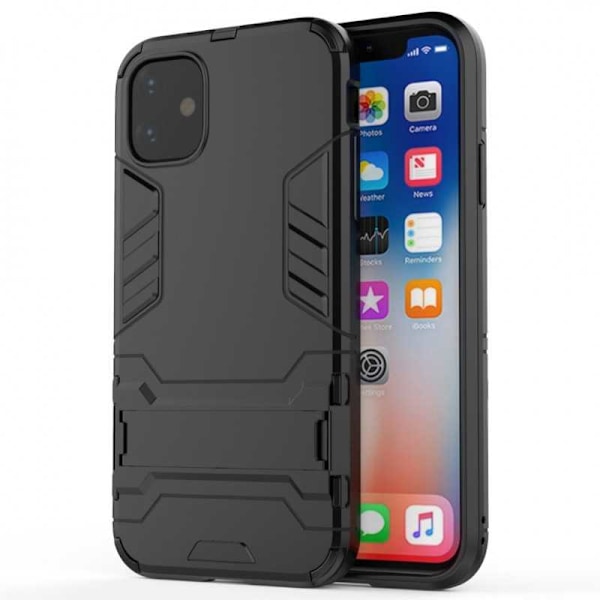 iPhone 11 Iskunkestävä kotelo jalustalla ThinArmor Black