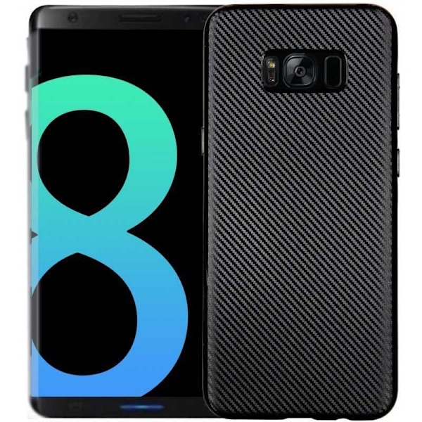 Samsung Galaxy S8 Plus iskunkestävä suojus FullCarbon V2 Svart