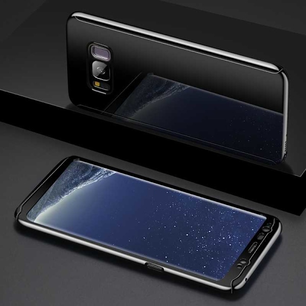 Samsung S8 Plus 360° 3in1 FullCover Shell V2 inkl. Skærmbeskytter Svart