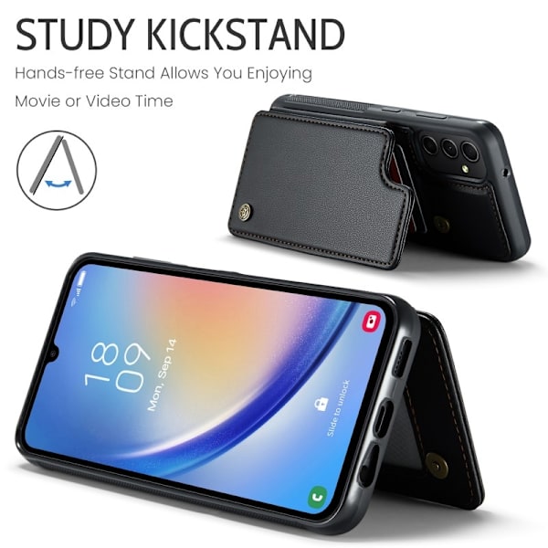 CaseMe Stöttåligt Skal Korthållare Stativ 4-Fack Samsung A54 5G