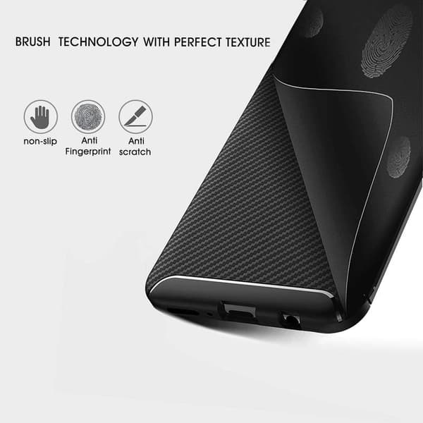 Redmi Note 9S & 9 Pro Stöttåligt Slimmat Skal FullCarbon® V4 Svart