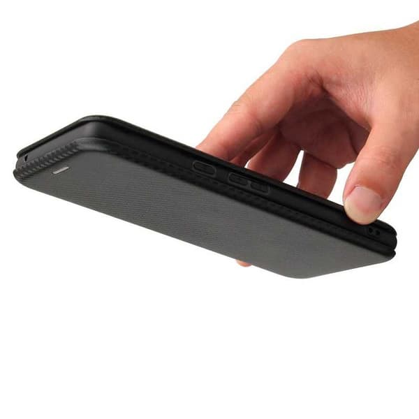 Google Pixel 6 Pro Flipfodral Kortfack CarbonDreams Svart