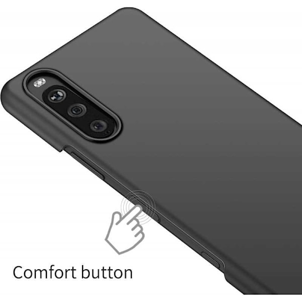 Xperia 10 V Ultra-ohut kumipinnoitettu Mattavärinen Basic V2 Black