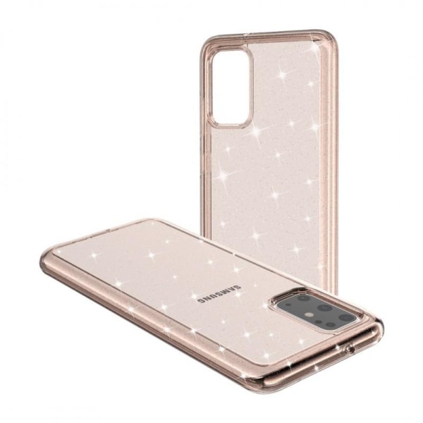 Samsung S20 Plus stødabsorberende mobilcover Sparkle Gold Gold