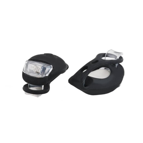 2-PACK Vanntett LED-lys for sykkel / barnevogn Black 47db | Black | Fyndiq