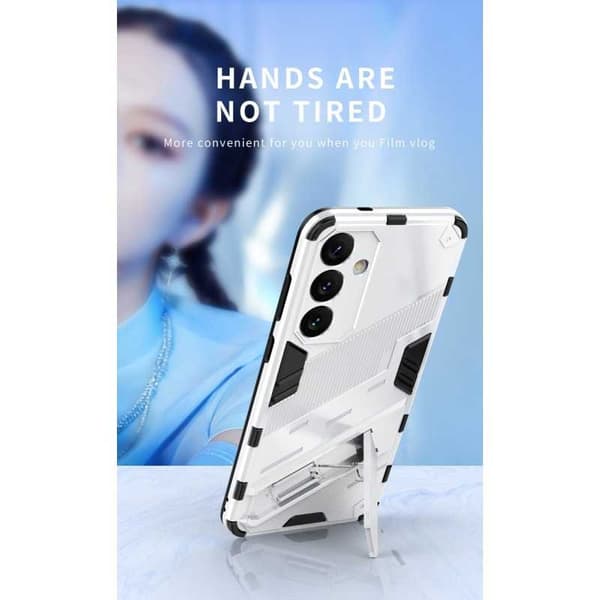 Samsung S24 Plus Iskunkestävä kotelo jalustalla ThinArmor V2 - Musta