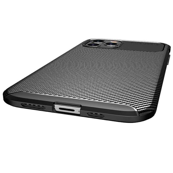 iPhone 13 Pro Max Stöttåligt Slimmat Skal FullCarbon V4 Svart
