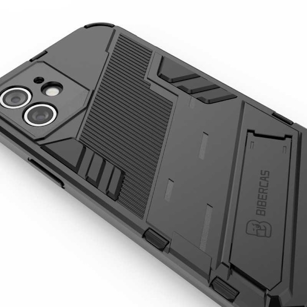 iPhone 12 Stöttåligt Skal med Kickstand ThinArmor V2 Svart