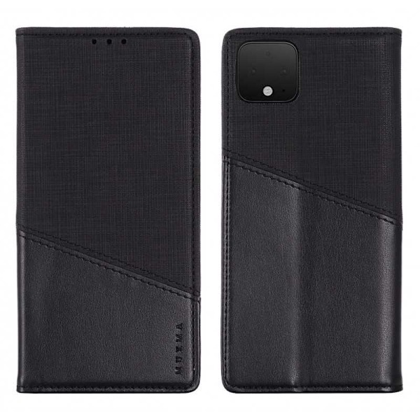 Google Pixel 4 XL Elegant Fodral i PU-Läder med RFID Block Svart