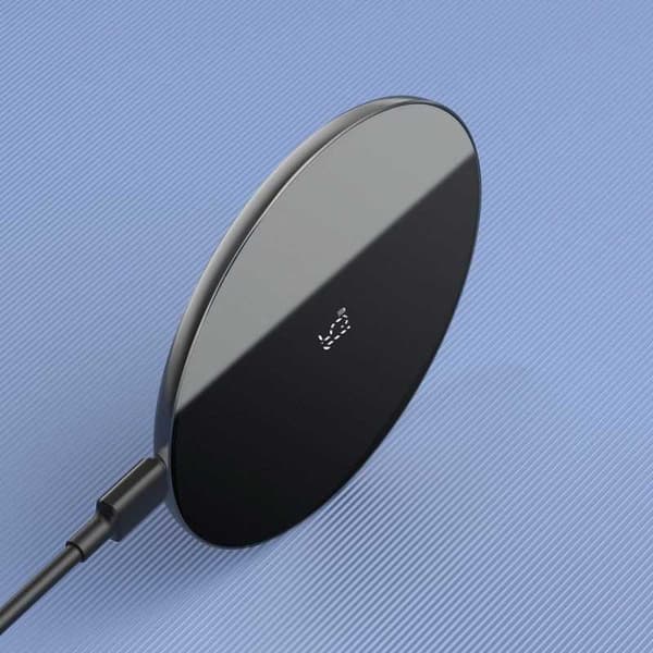 Qi Wireless Charger Baseus Simple 15W Vit