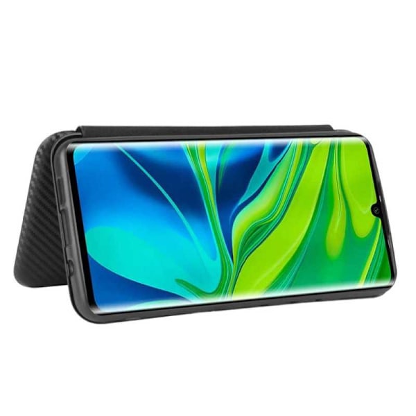 Xiaomi Mi 10/10 Pro Flip Case -korttipaikka CarbonDreams Green Green