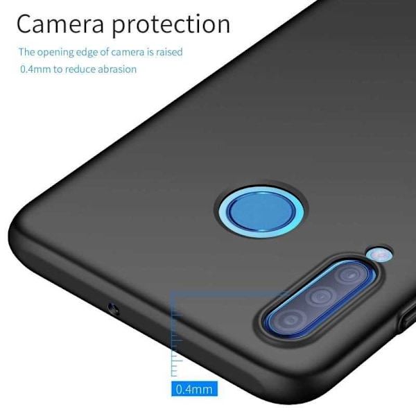 Huawei P30 Lite Ultratunt Mattsvart Skal Basic V2 Svart