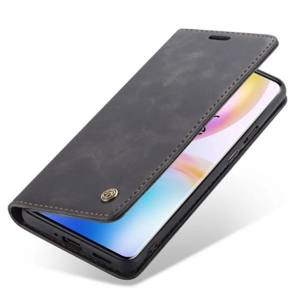 OnePlus 8 Pro Elegant Flip Cover CaseMe 3-RUMMET Black
