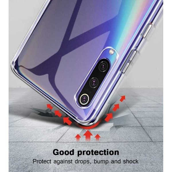 Xiaomi Mi 9 Stöttåligt Genomskinligt Skal Simple Transparent