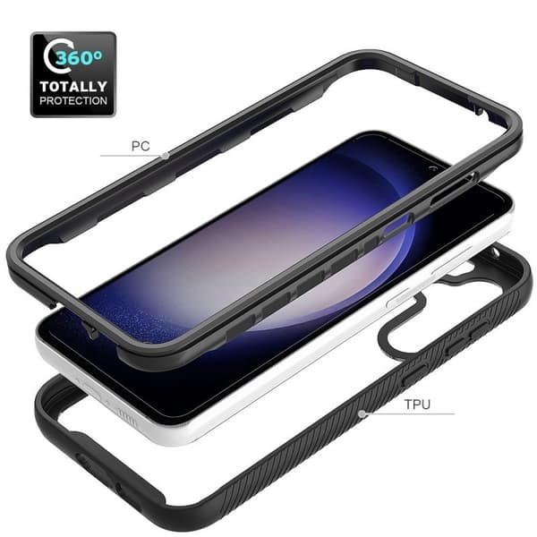 Samsung S24 Heltäckande Premium 3D Skal ThreeSixty