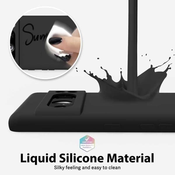 Google Pixel 8 Pro ultraohut pehmeä kuminen mattamusta kansi