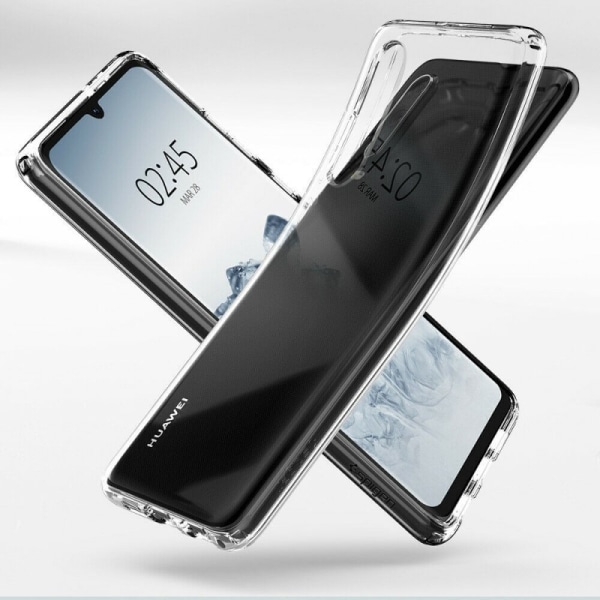 Huawei P30 stødabsorberende silikonecover Enkelt Transparent