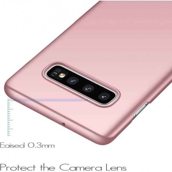 Samsung S10 Tunt Lätt Skal Basic V2 Rosenguld Rosa guld