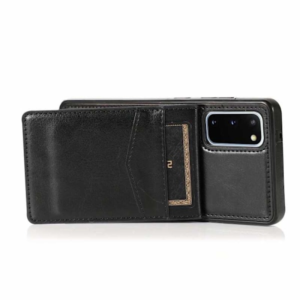 Samsung S20 Mobile Cover Card Holder 5-SLOT Retro V3 Brun