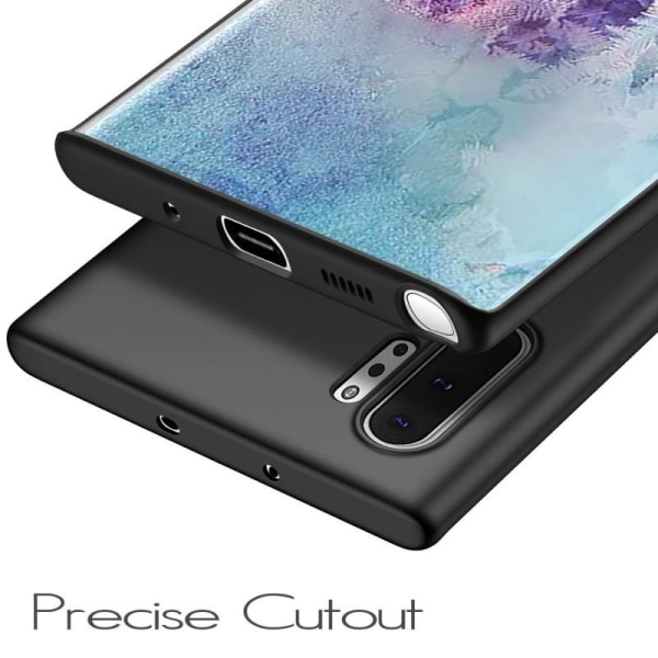 Samsung Note 10 Plus Ultra Thin Matte Black Cover Basic V2 Black