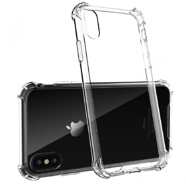 iPhone X Iskunvaimennus Silikoni Shell Shockr Transparent