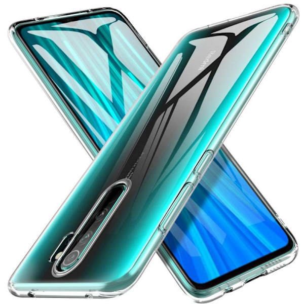 Xiaomi Redmi Note 8 Pro stødabsorberende blødt etui Enkelt Transparent