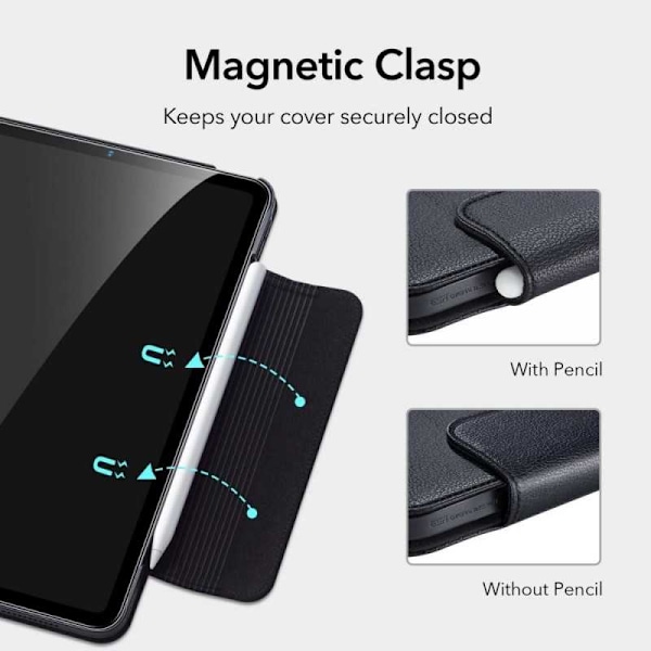 iPad Air 4 2020 / Air 5 2022 Flip-etui ESR Business Black