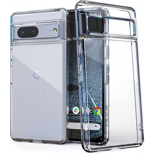 Google Pixel 7A iskuja vaimentava silikonikotelo Simple Transparent