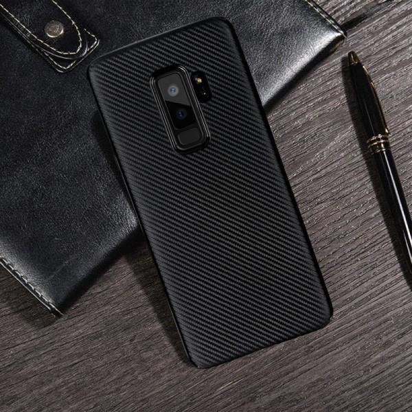 Samsung Galaxy S9 Plus iskunkestävä suojus FullCarbon V2 Black