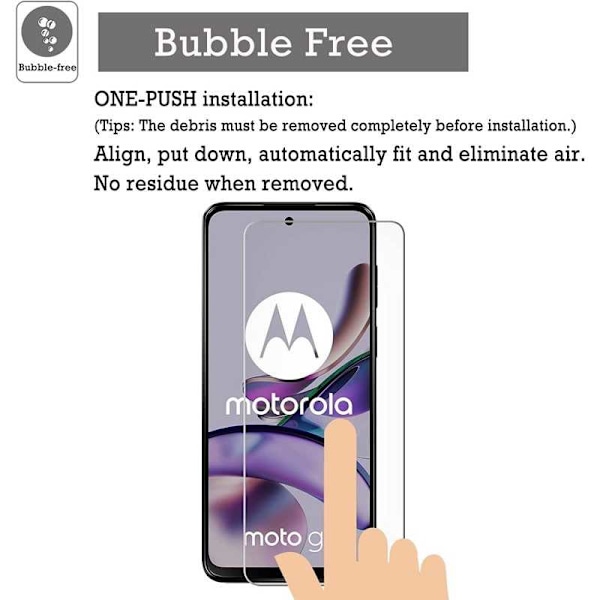 Motorola Moto G53 Hærdet glas 0,26 mm 2,5D 9H Transparent