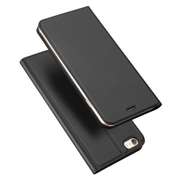 iPhone 6S Plus Flip Case Skin Pro med kortrum Black