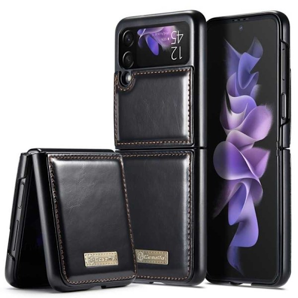 CaseMe Slim Retro Wallet Case RFID-beskyttelse Samsung Galaxy Z Flip 4