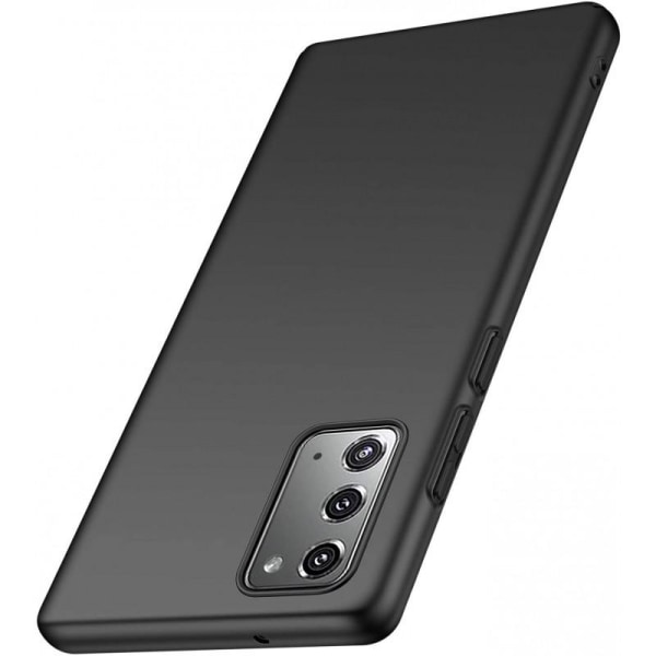 Samsung Note 20 Ultra-tynn gummibelagt Matt Black Cover Basic V2 Black