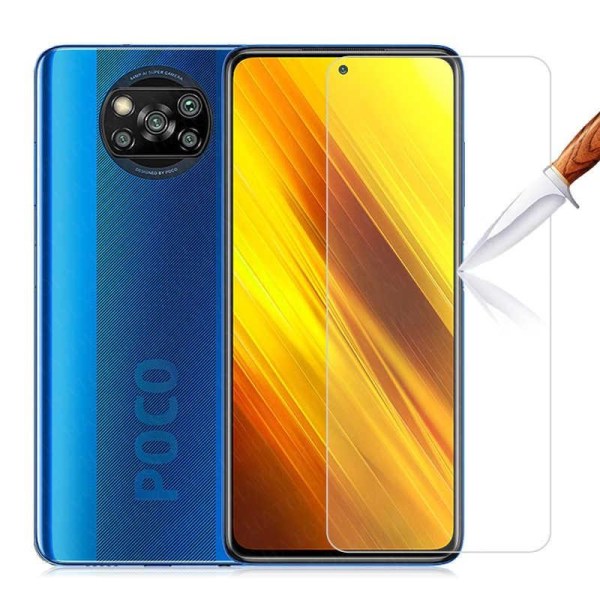 Xiaomi Poco X3 NFC Hærdet glas 0,26mm 2,5D 9H Transparent