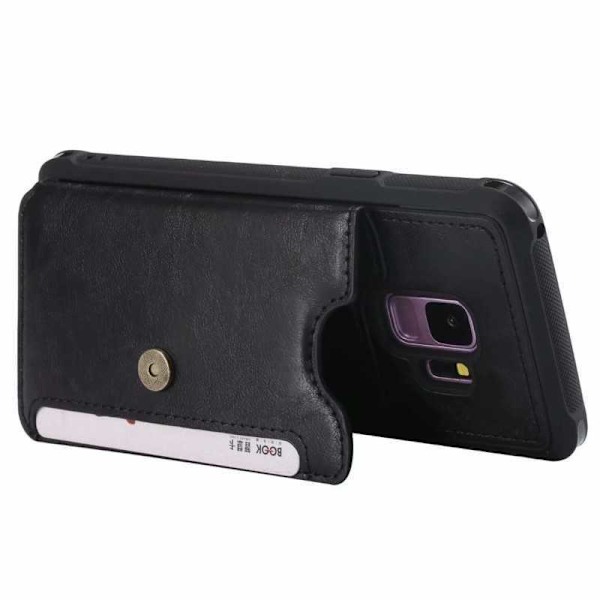 Samsung S9 Plus multifunktionel kortholder 4-SLOT Winston Black