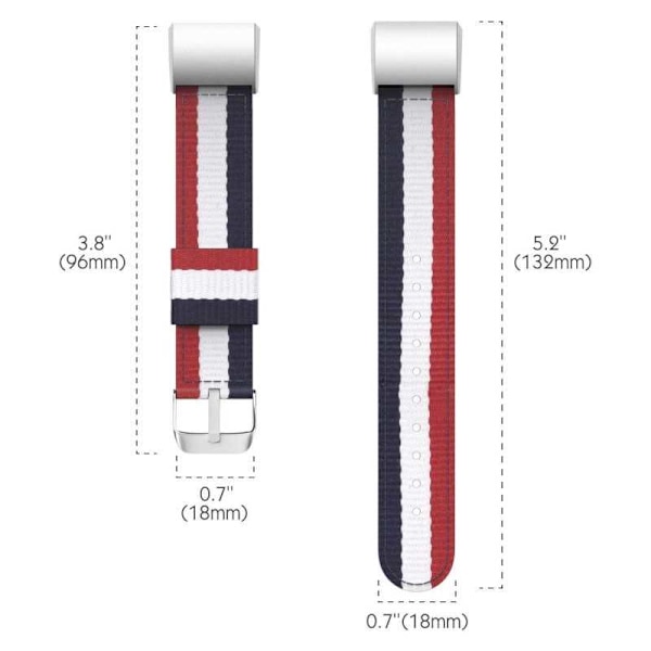 Nato-rannekoru Fitbit Charge 2 Multicolor