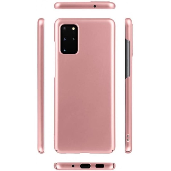Samsung S20 Plus Ultraohut kumipinnoitettu Cover Basic V2 Pink gold