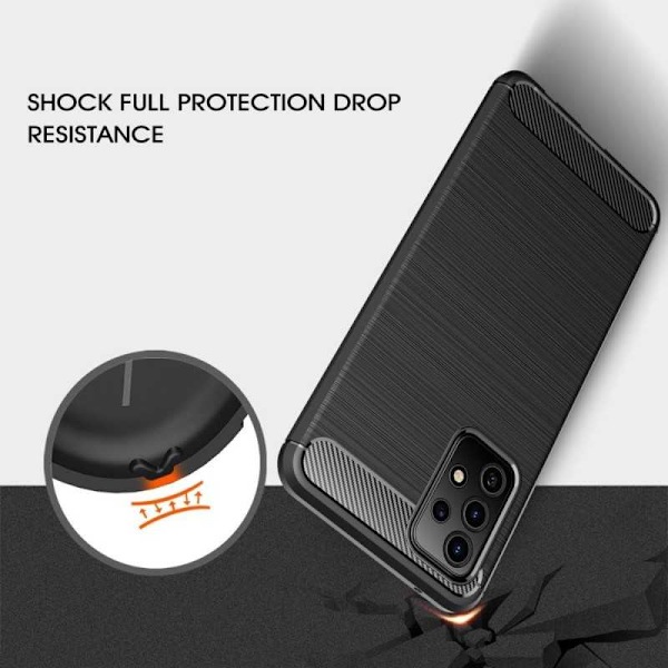 Samsung A72 5G Shockproof Shell SlimCarbon Black