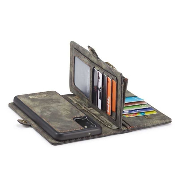 Samsung Galaxy S20 -lompakkokotelo, monipaikkainen 13-tasku Black