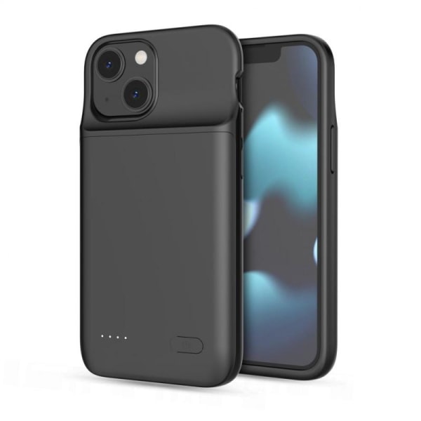 iPhone 13 Mini Eksklusivt stødsikkert batteritaske Titan V2 4700 Black