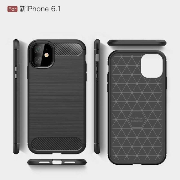 iPhone 11 Shockproof Shell SlimCarbon Black