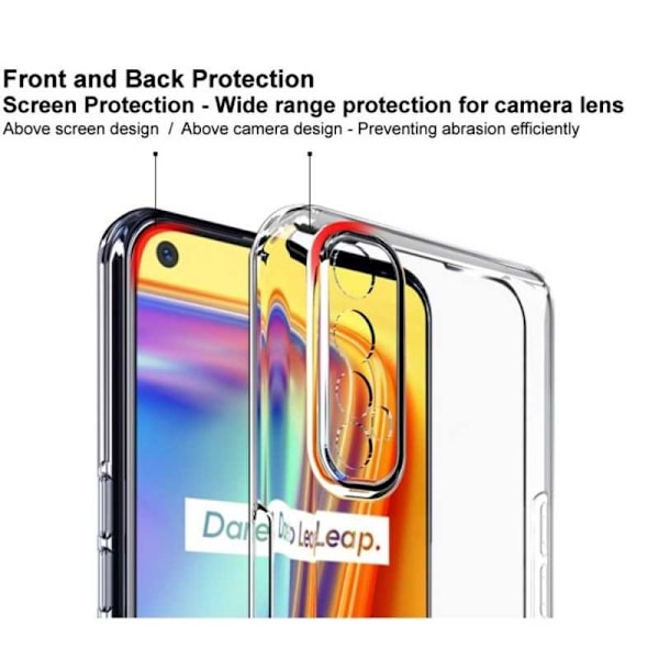 Realme 7 iskuja vaimentava Soft Shell Simple Transparent