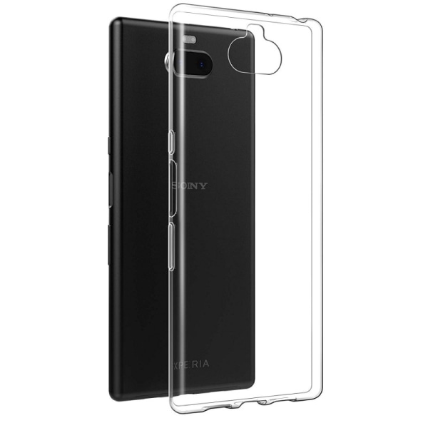 Yksinkertainen Xperia 10 -iskuja vaimentava silikonikuori Transparent